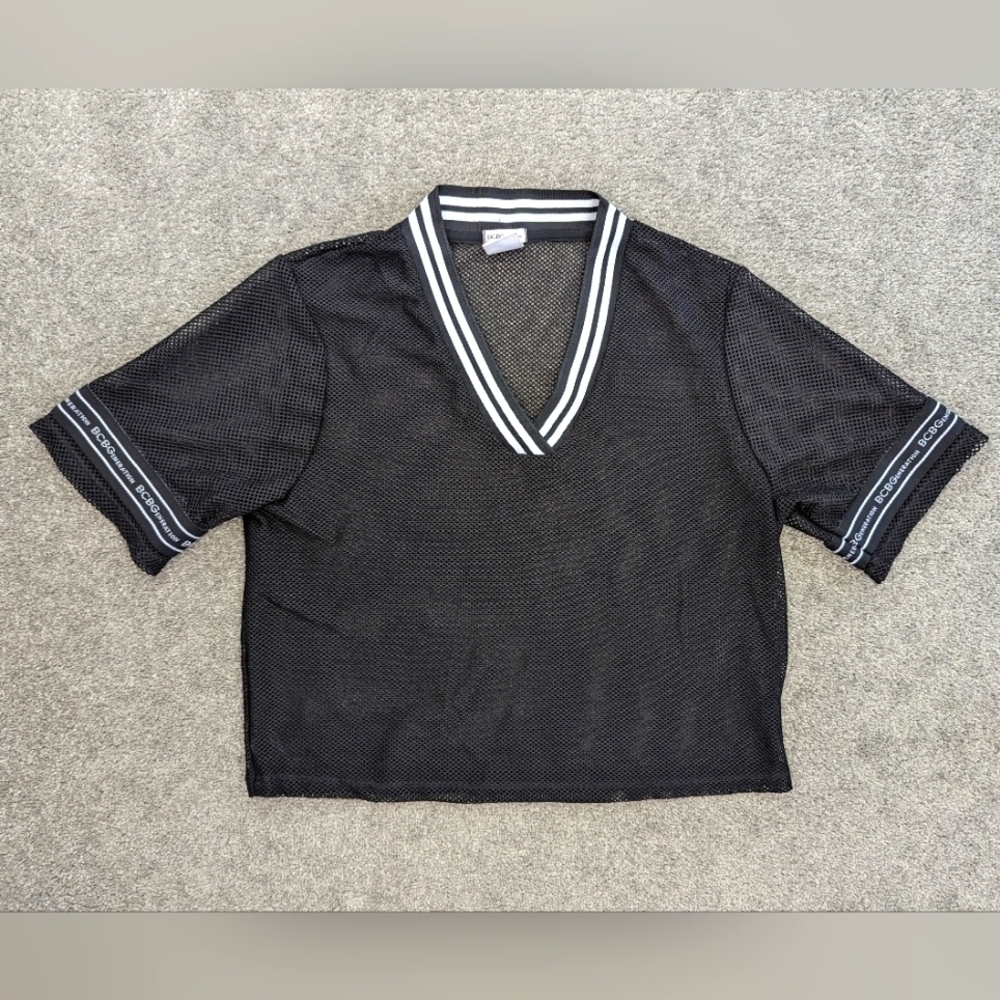 BCBGENERATION black mesh Tshirt size Medium